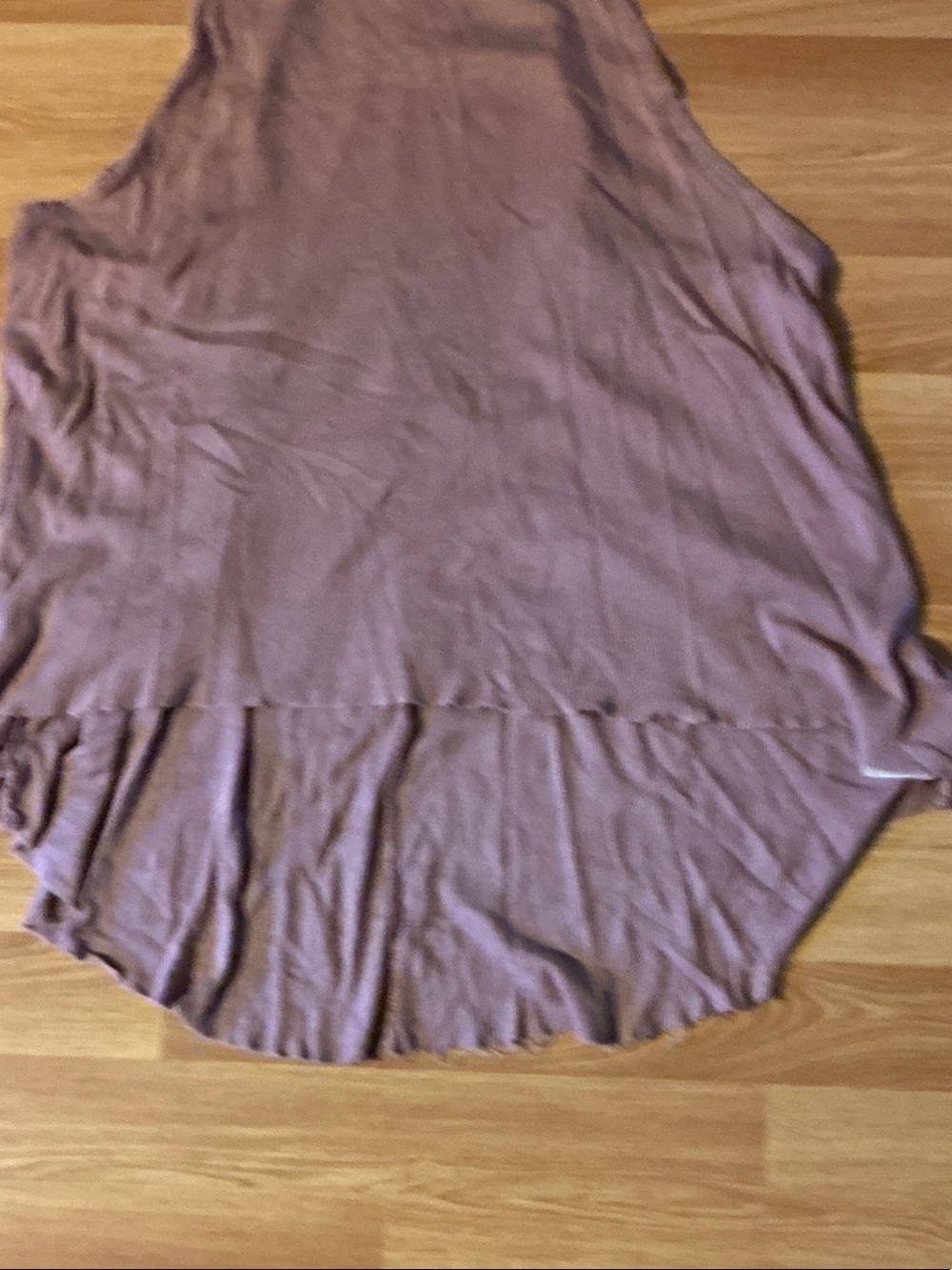 Divided Dusty Mauve High-Low Racerback Tank - Picture 2 of 5